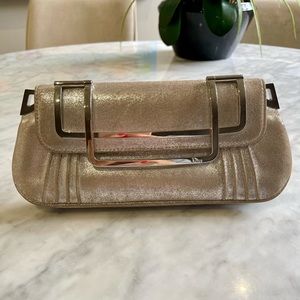 ⭐️Vintage rare Dior metalic clutch-